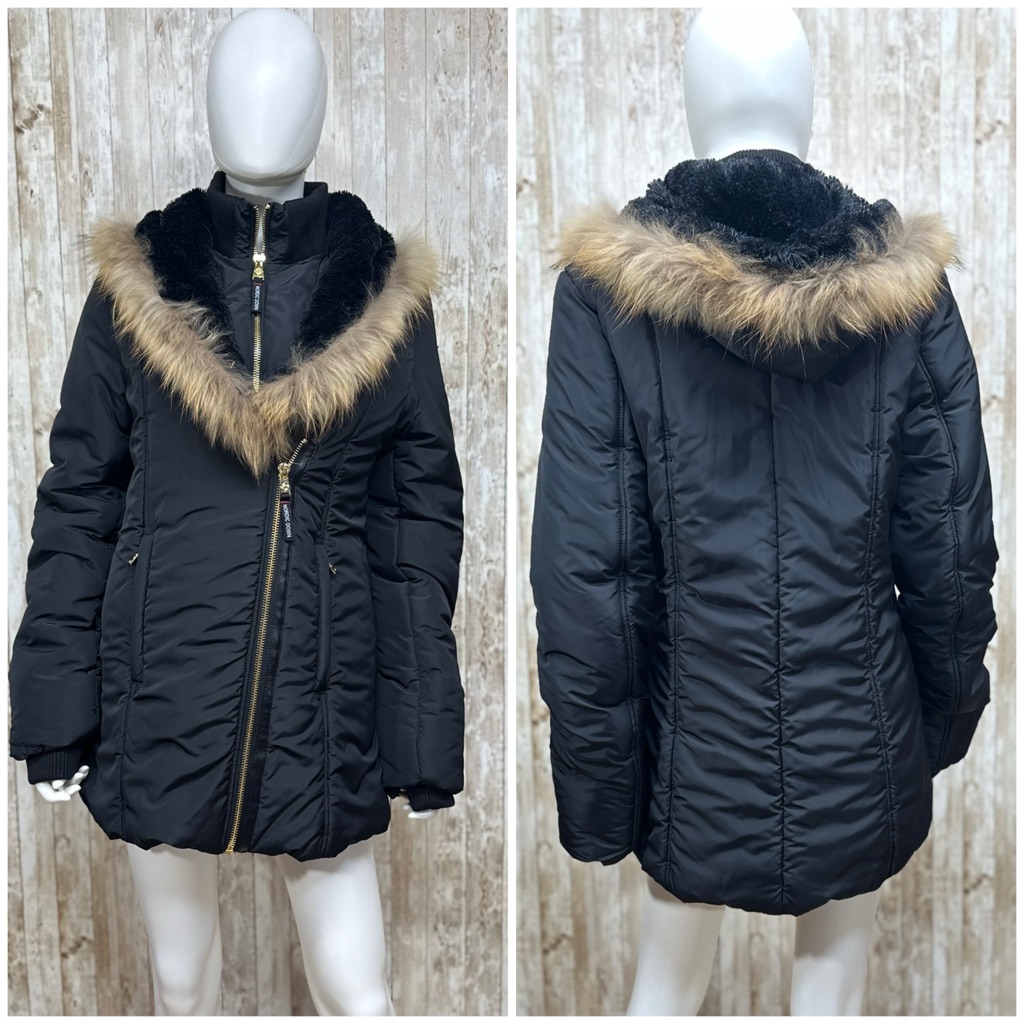 Nordic Down Raccoon Fur Lined Coat [Pp490]